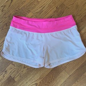 Lululemon Speed It Up Shorts Pink Size 10